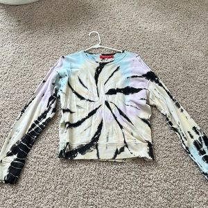 N philanthropy pastel tie dye crew neck